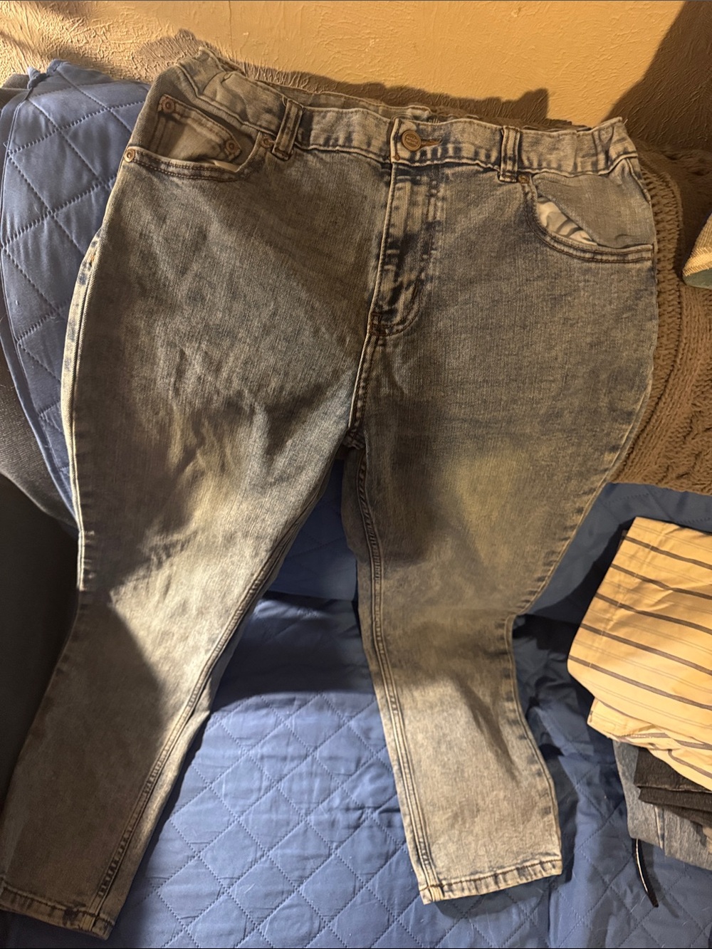 Boy’s Blue Washed Boy’s Size 16 Slim Husky Denim Jeans